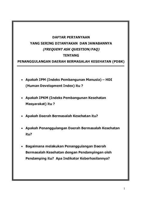 Pertanyaan yang Sering Ditanyakan .